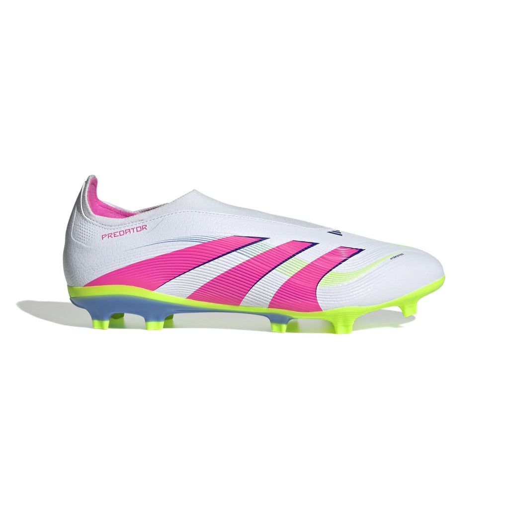 adidas Predator League Laceless Firm Multi Ground Boots White Pink