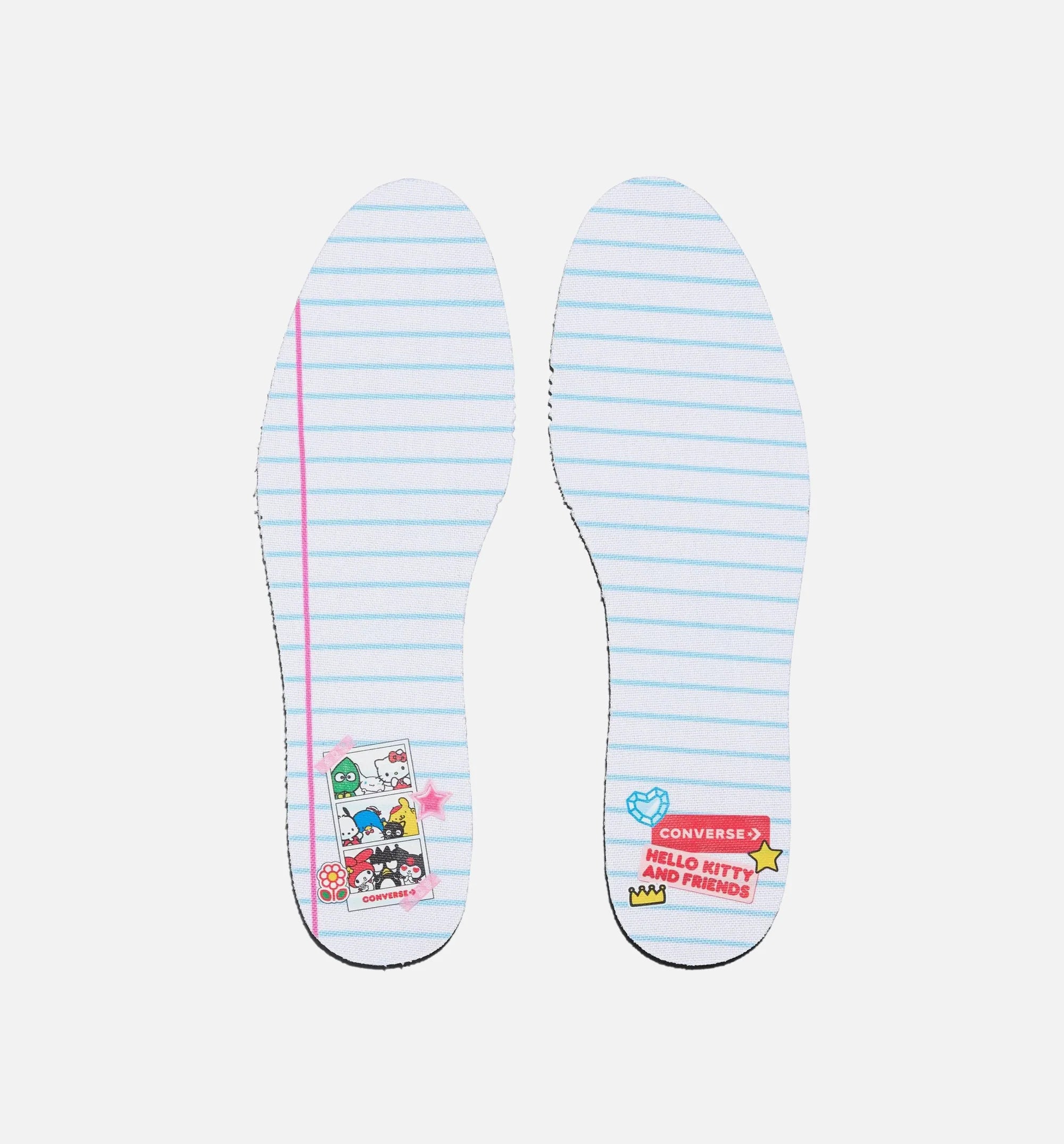 Hello Kitty And friends Chuck 70 Mens Lifestyle Shoe White Pink Green