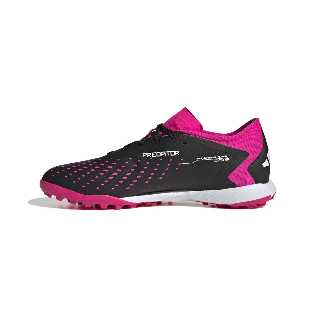 adidas Predator Accuracy3 TF Turf Shoes Black White Pink