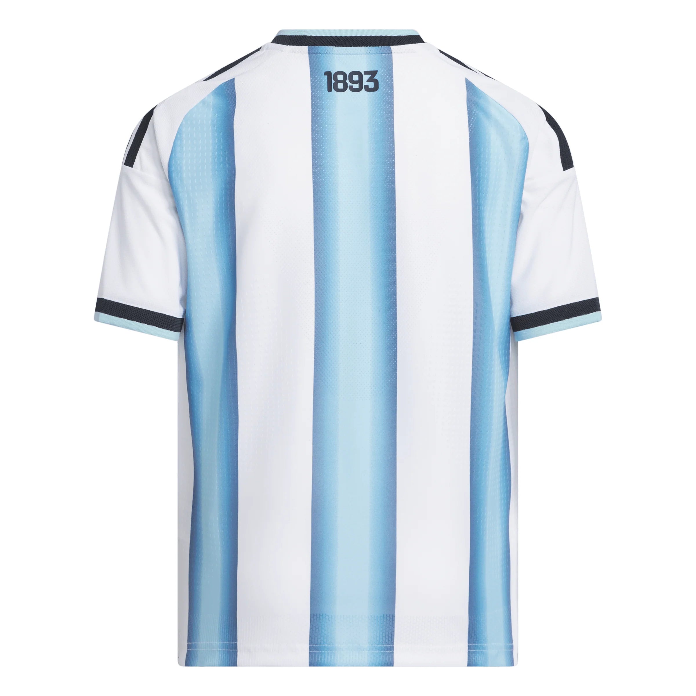 adidas Argentina Home Authentic Youth Soccer Jersey 26 White Blue