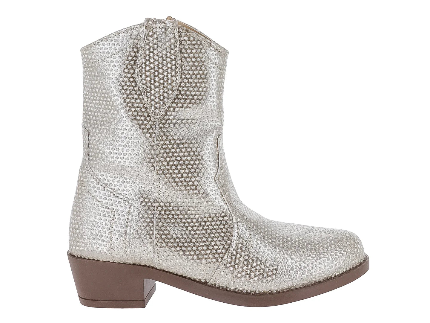 Botas Vaqueras Miroslava Color Oro para Niña