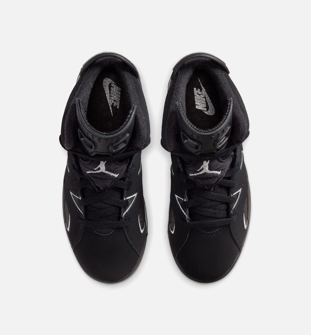 Air Jordan 6 Cap Gown Preschool Lifestyle Shoe Black Multi Color Multi Color Free Shipping