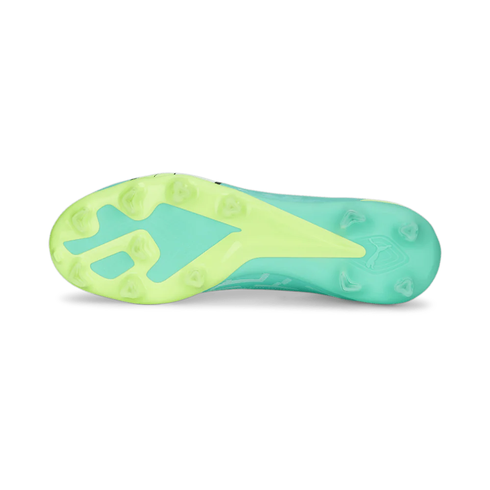 PUMA Ultra Pro FG AG Firm Cleats Soccer Cleats Electric Peppermint White Fast Yellow