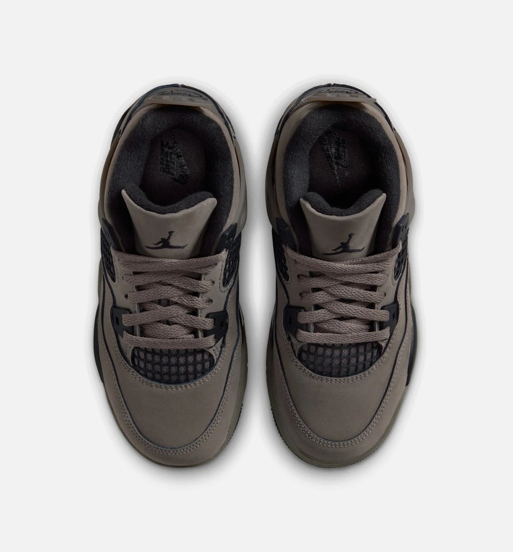 Air Jordan 4 Retro Cave Stone And Black Preschool Lifestyle Shoe Cave Stone Black Moon Particle