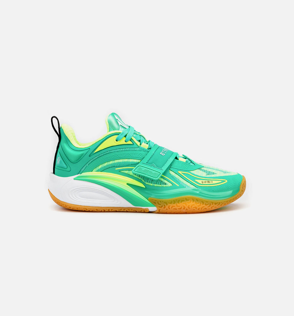 Kai 1 Green Grails Mens Basketball Shoe Green Yellow Free Shipping
