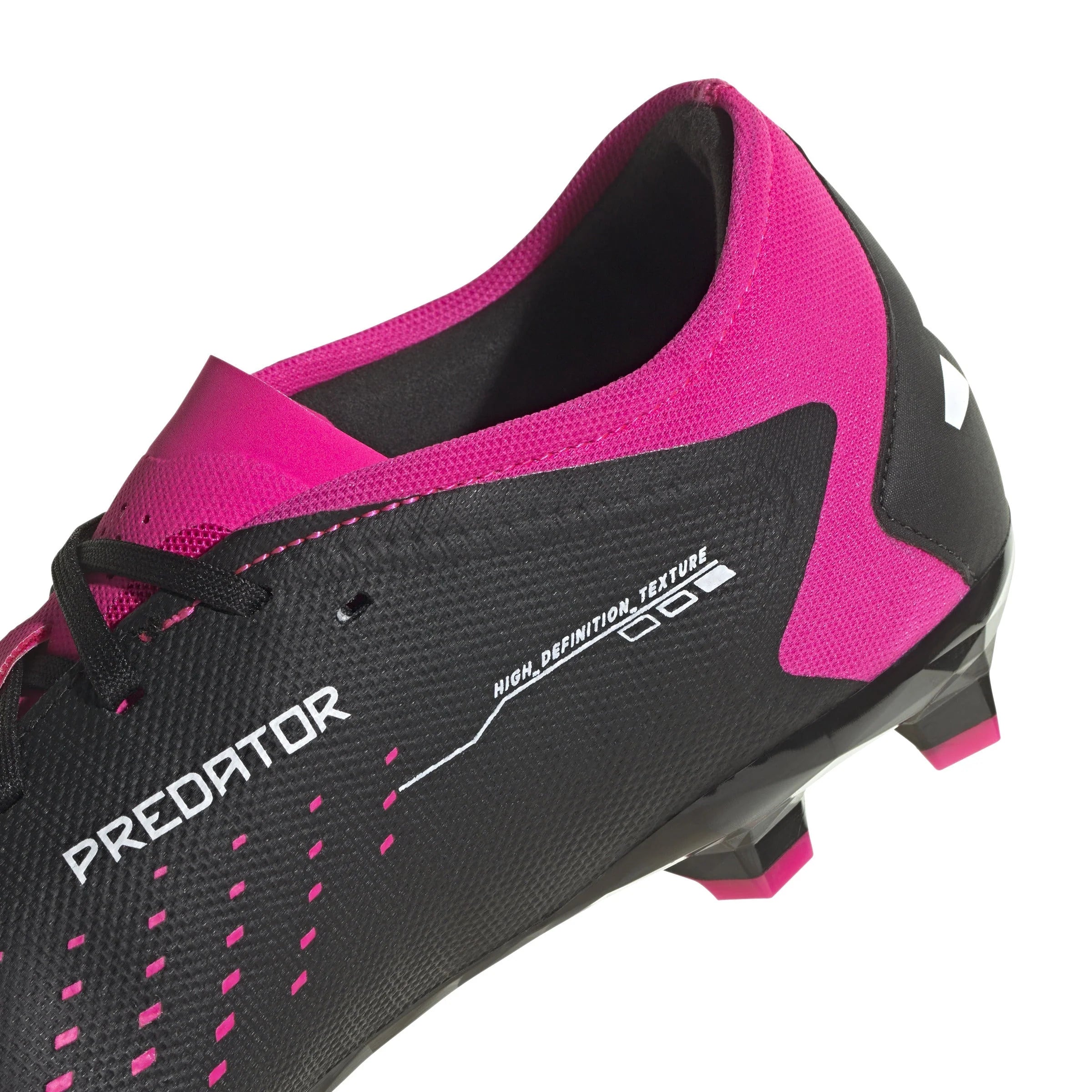 adidas Predator Accuracy3 Low FG Firm Ground Cleats Black White Pink