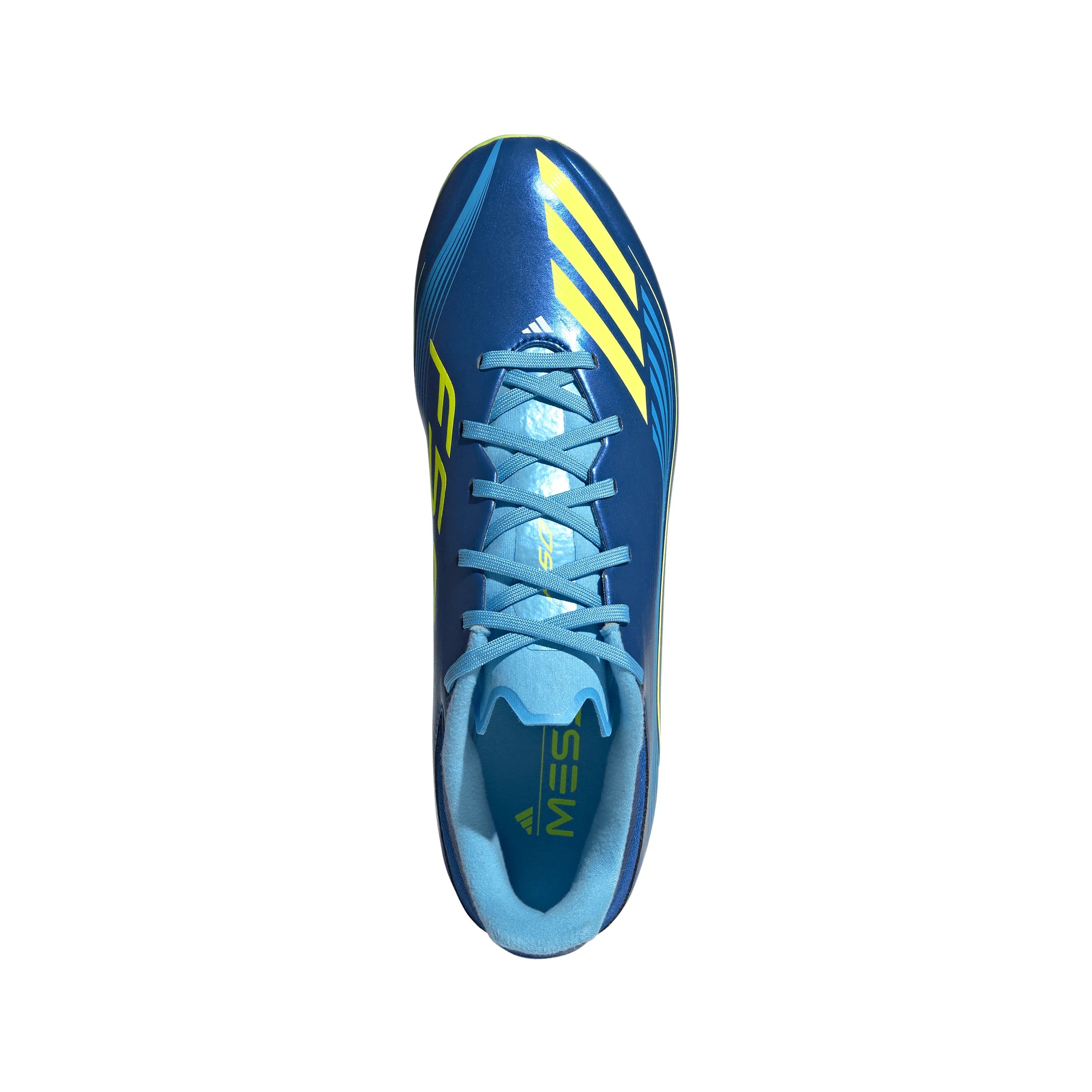 adidas F50 Messi League FG MG Mens Soccer Cleats Royal Blue Yellow Blue