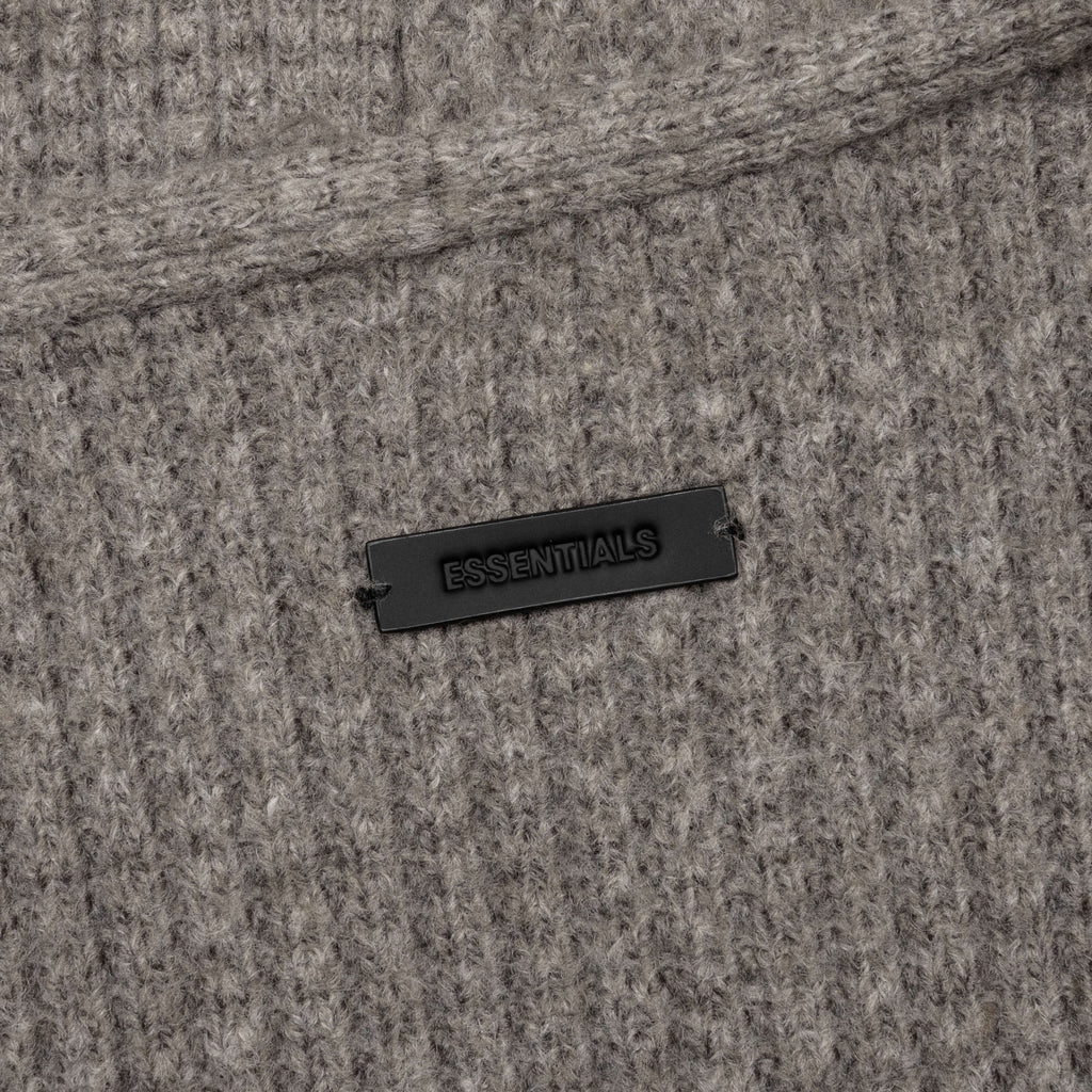 Heavy Waffle Cardigan Heather Gray