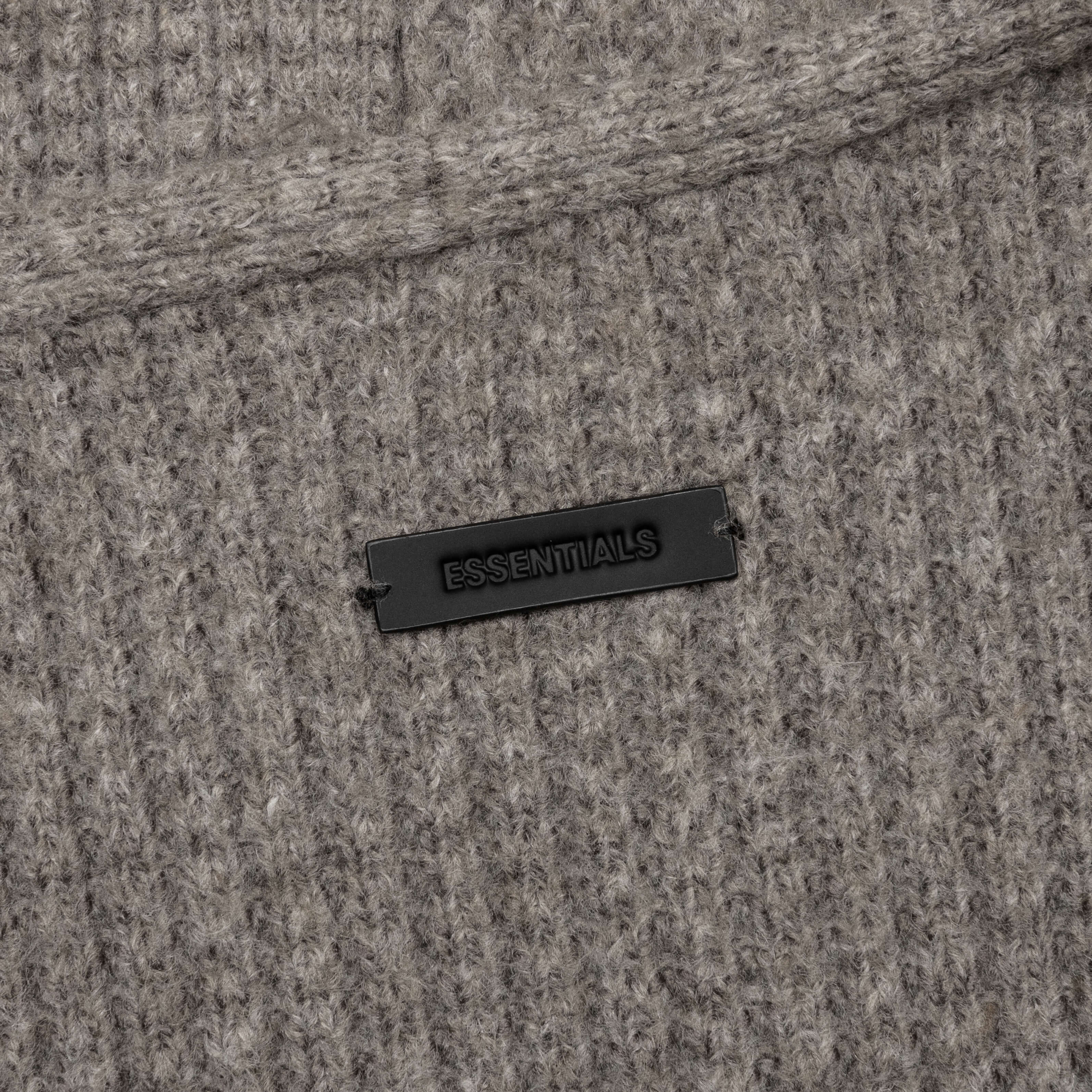 Heavy Waffle Cardigan Heather Gray