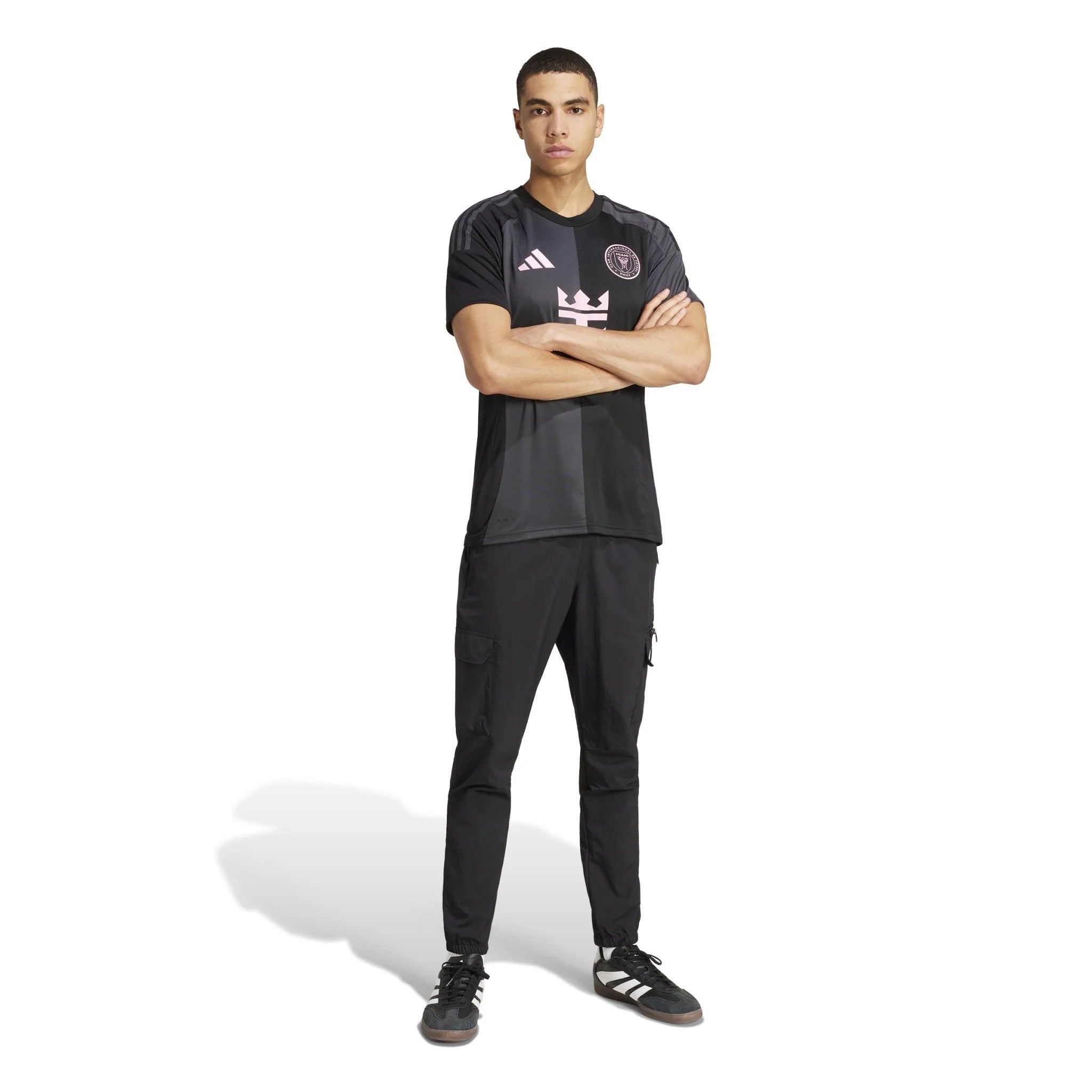 adidas Mens Inter Miami CF Away Jersey 25 26 Black