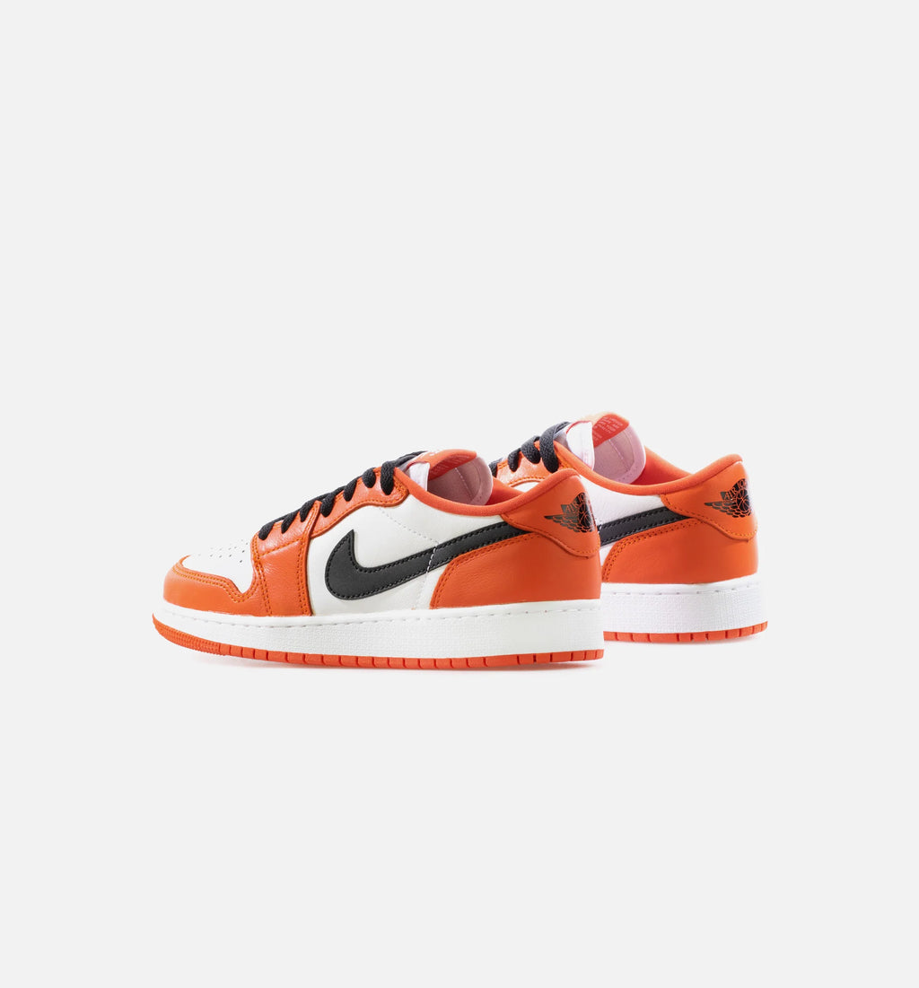 Air Jordan 1 Low OG Starfish Grade School Lifestyle Shoe Orange Black White Limit One Per Customer