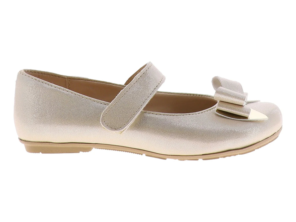 Zapatos Planos Sarele Color Oro para Niña