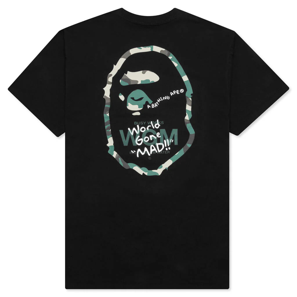 Woodland Camo Wgm Ape Head Tee Black