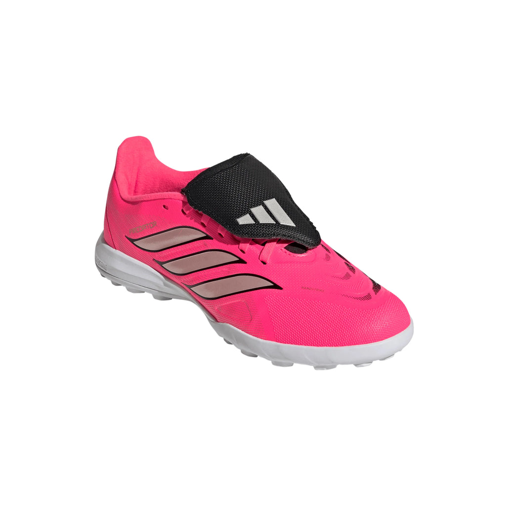 adidas Predator League Fold Over Tongue Turf Youth Soccer Cleats Turquesa
