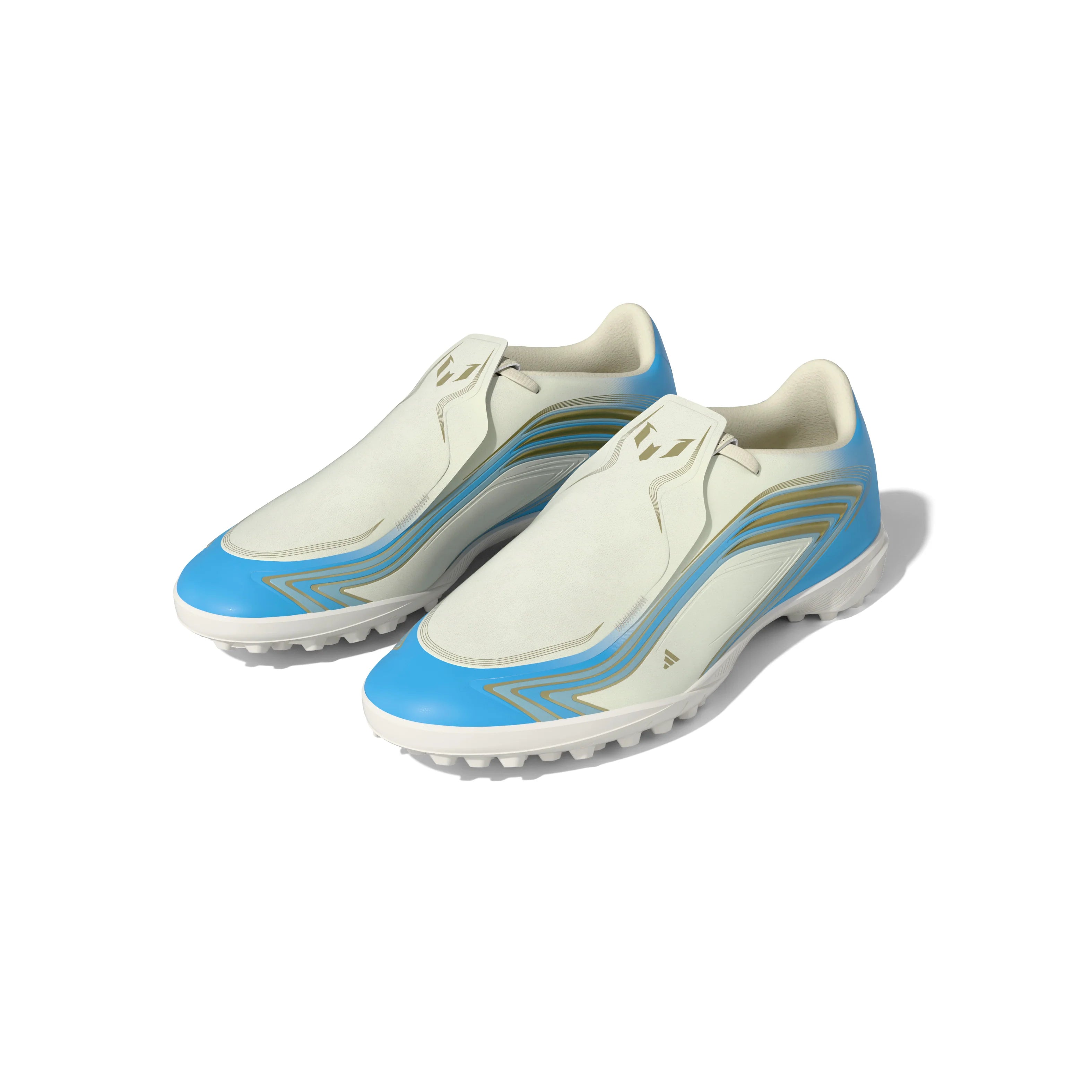 adidas F50 Messi League Turf Mens Soccer Cleats Ivory Blue
