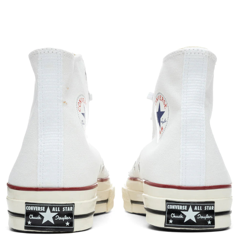 Chuck 70 Hi White Garnet Egret