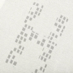 Knit H Pattern Polo Bone