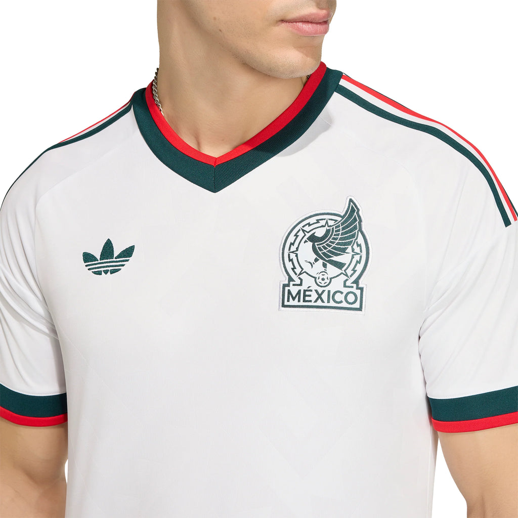 adidas Mexico Away Mens Soccer Jersey 2026 White