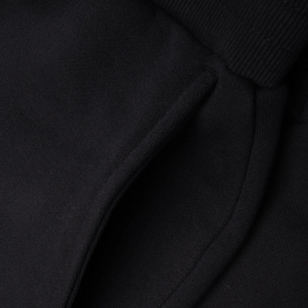 New York Arch Open Hem Sweatpants Black