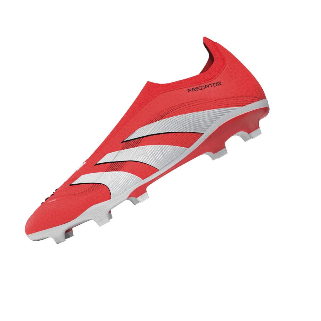 adidas Predator League Laceless FG MG Firm Multi Ground Boots Red