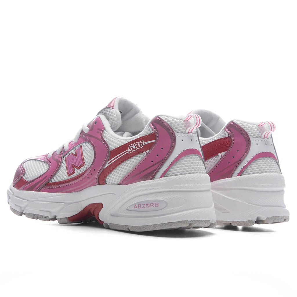 530 Lace GS Pink Satin Shadow Red