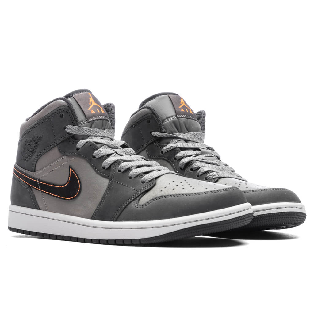 Air Jordan 1 Mid SE Night Stadium Black Flat Pewter