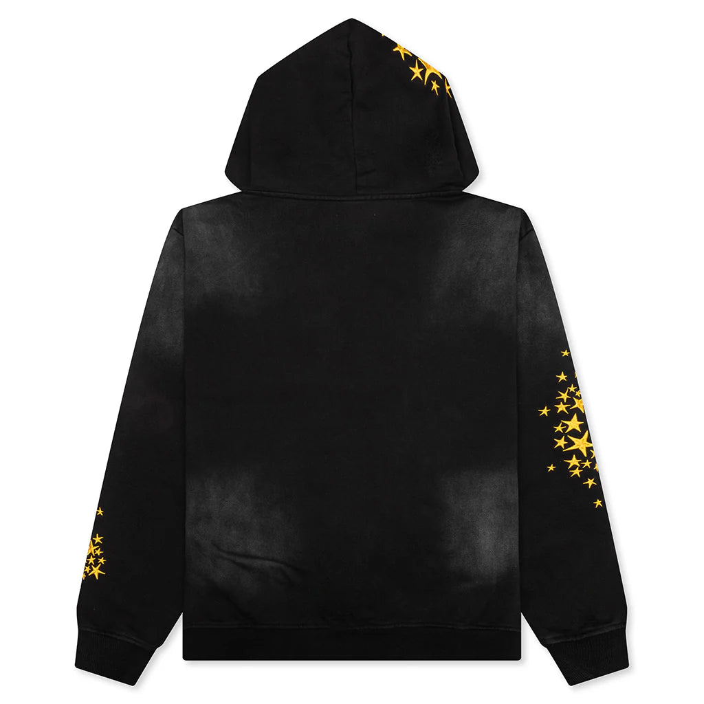 Galaxy Arc Zip Hoodie Pirate Black
