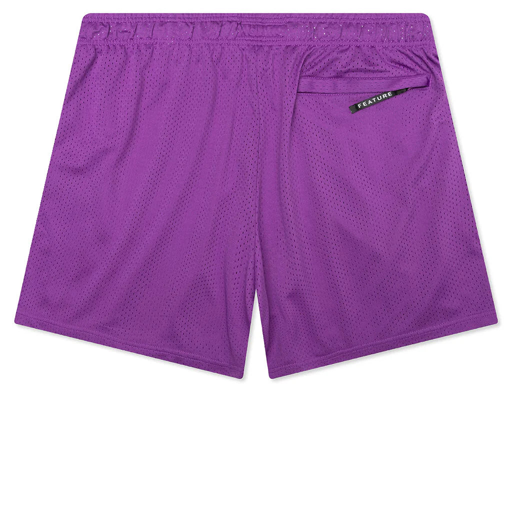 West Mesh Shorts Purple