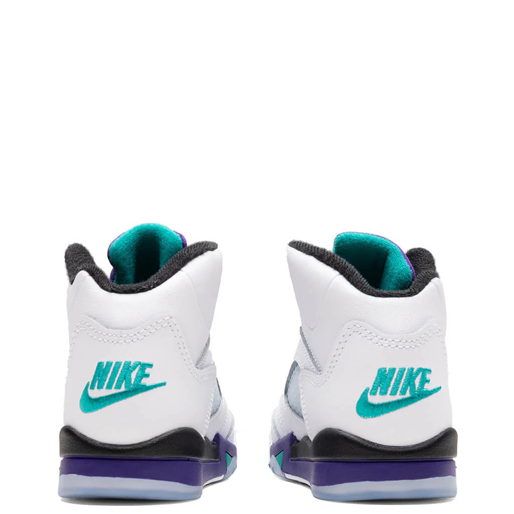 Air Jordan 5 Retro OG Grape PS White New Emerald Grape
