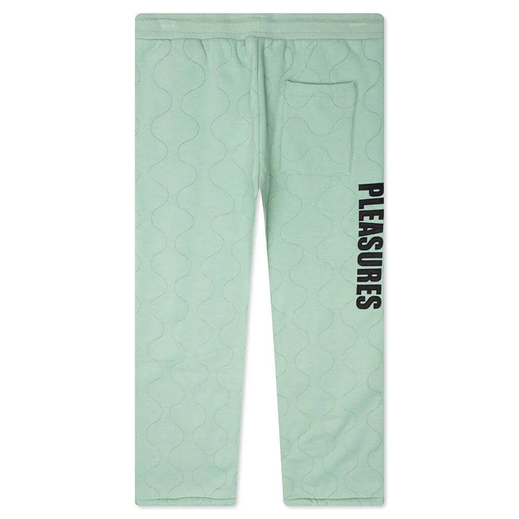 Wave Quilted Easy Pants Matcha