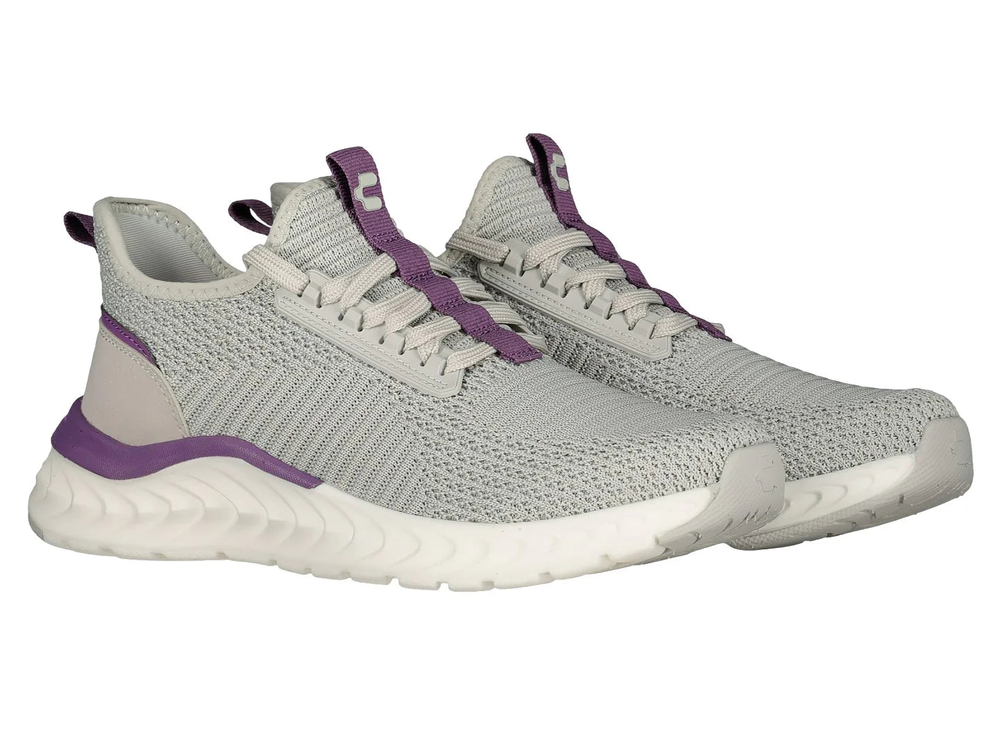 Tenis Charly Gris y Morado para Mujer