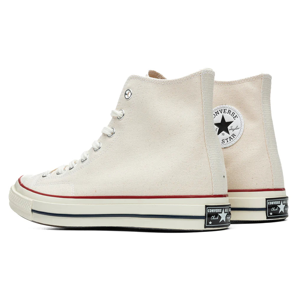Chuck 70 Hi Parchment Garnet Egret