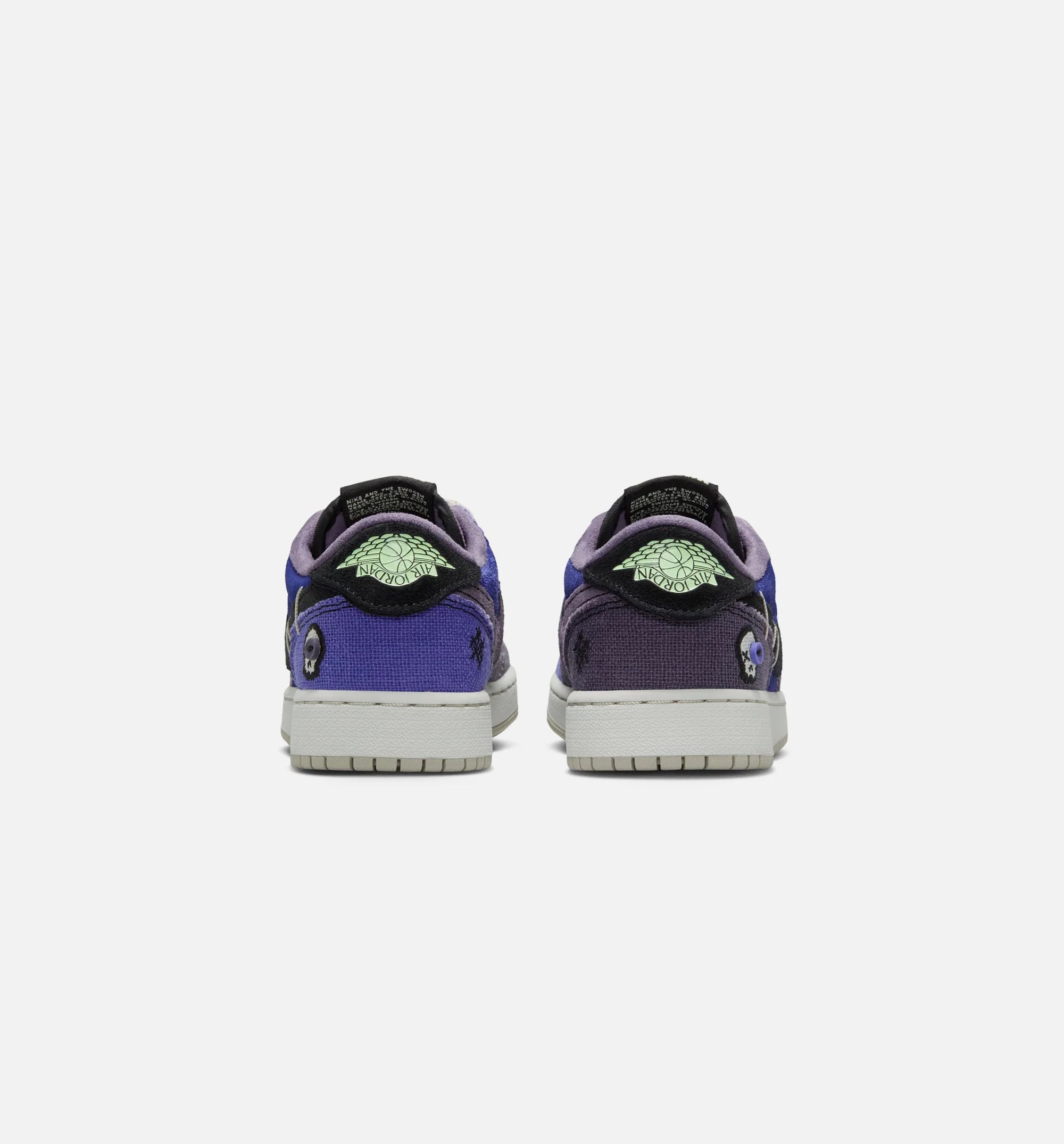 Air Jordan 1 Low OG Regency Purple and Dark Raisin Grade School Lifestyle Shoe Regency Purple Vapor Green Black Dark Raisin Daybreak Light Silver