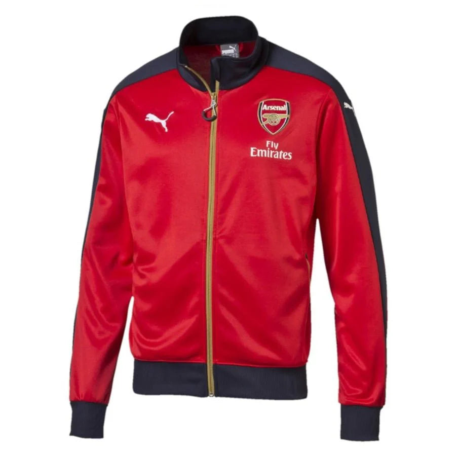 PUMA Arsenal Stadium Jacket Red Black