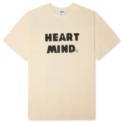 Heart Mind S S Tee Ecru