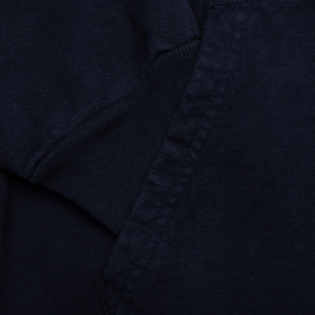 B Logo Hoodie Navy Mocha