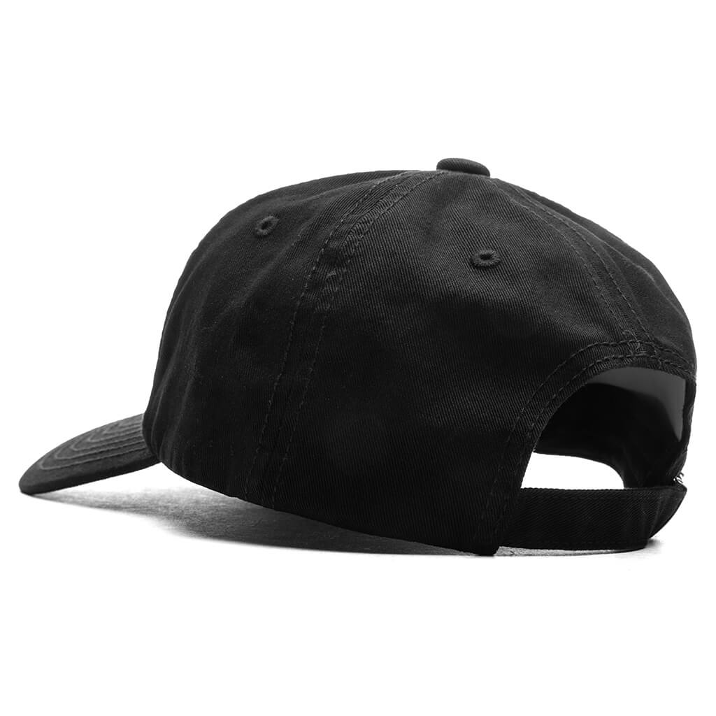 6 Panel Twill Cap 2 Black