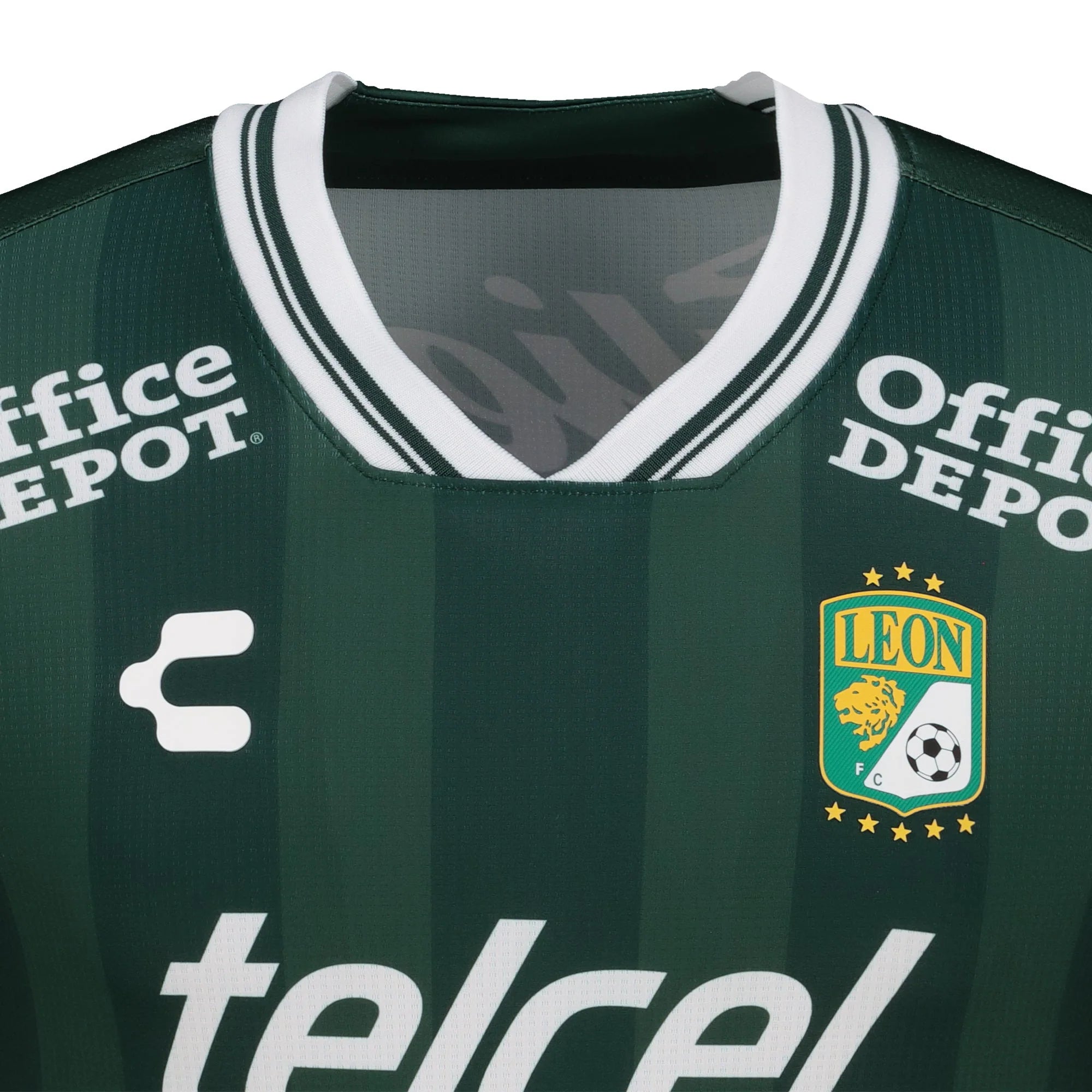 Charly Mens Leon Home Soccer Jersey 2025 Green