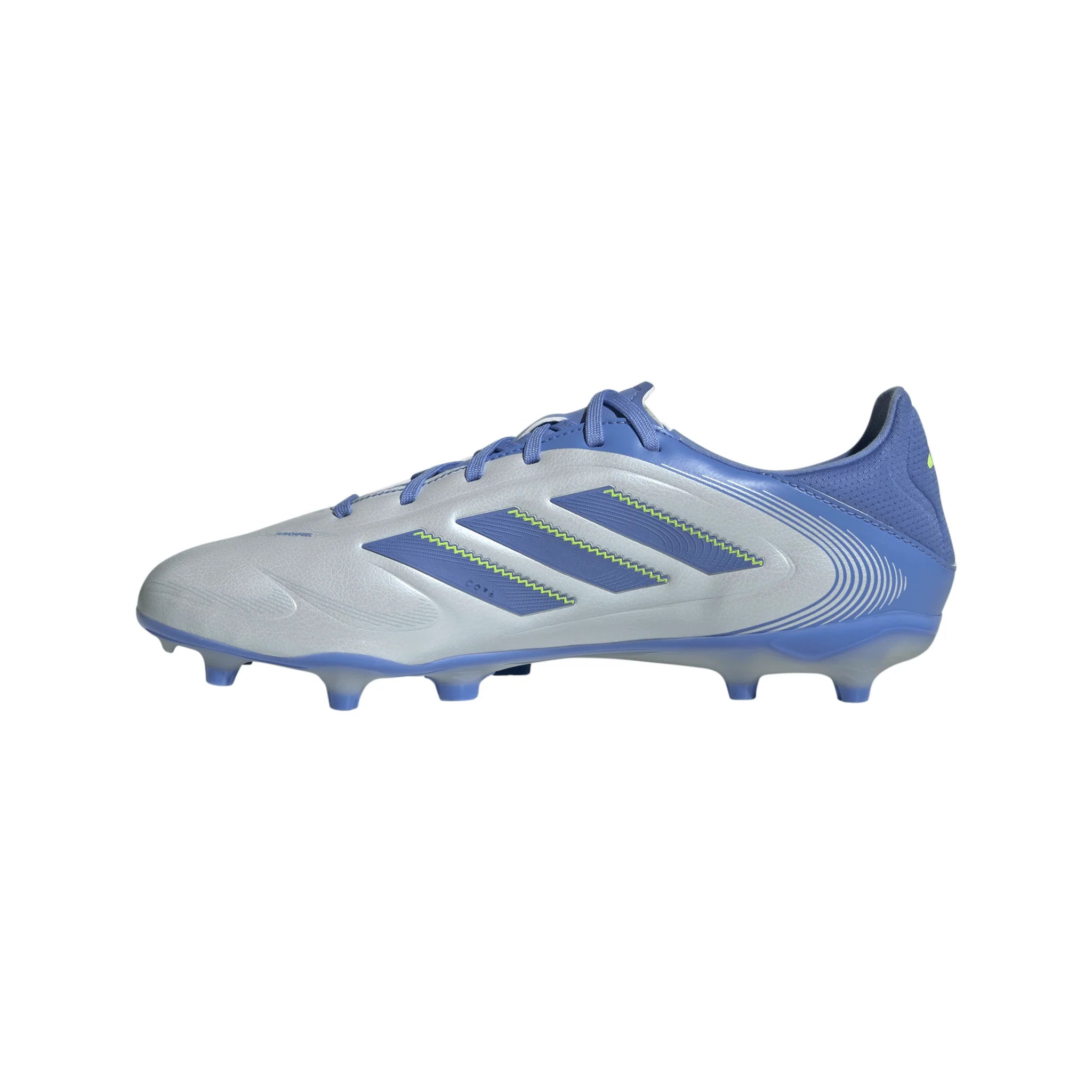 adidas Copa Pure 3 League Firm Multi Ground Soccer Cleats Halo Blue Blue Fusion Lucid Lemon