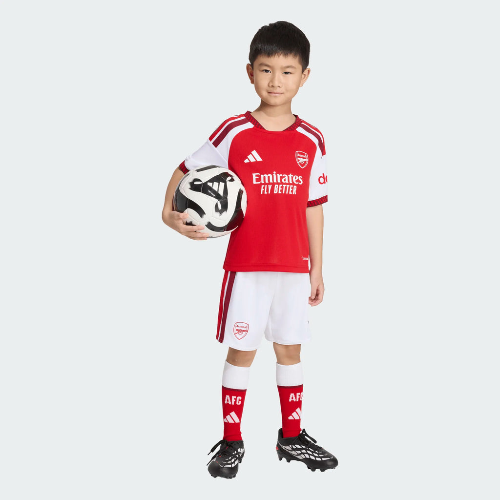 adidas Arsenal FC Home Mini Kids Set 26 27 Scarlet