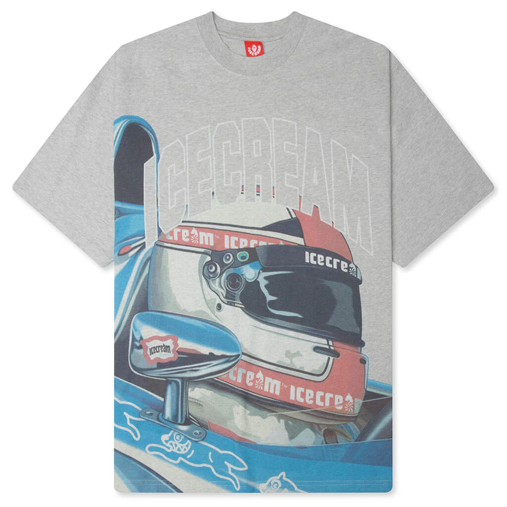 Sponsor S S Knit Tee Heather Grey