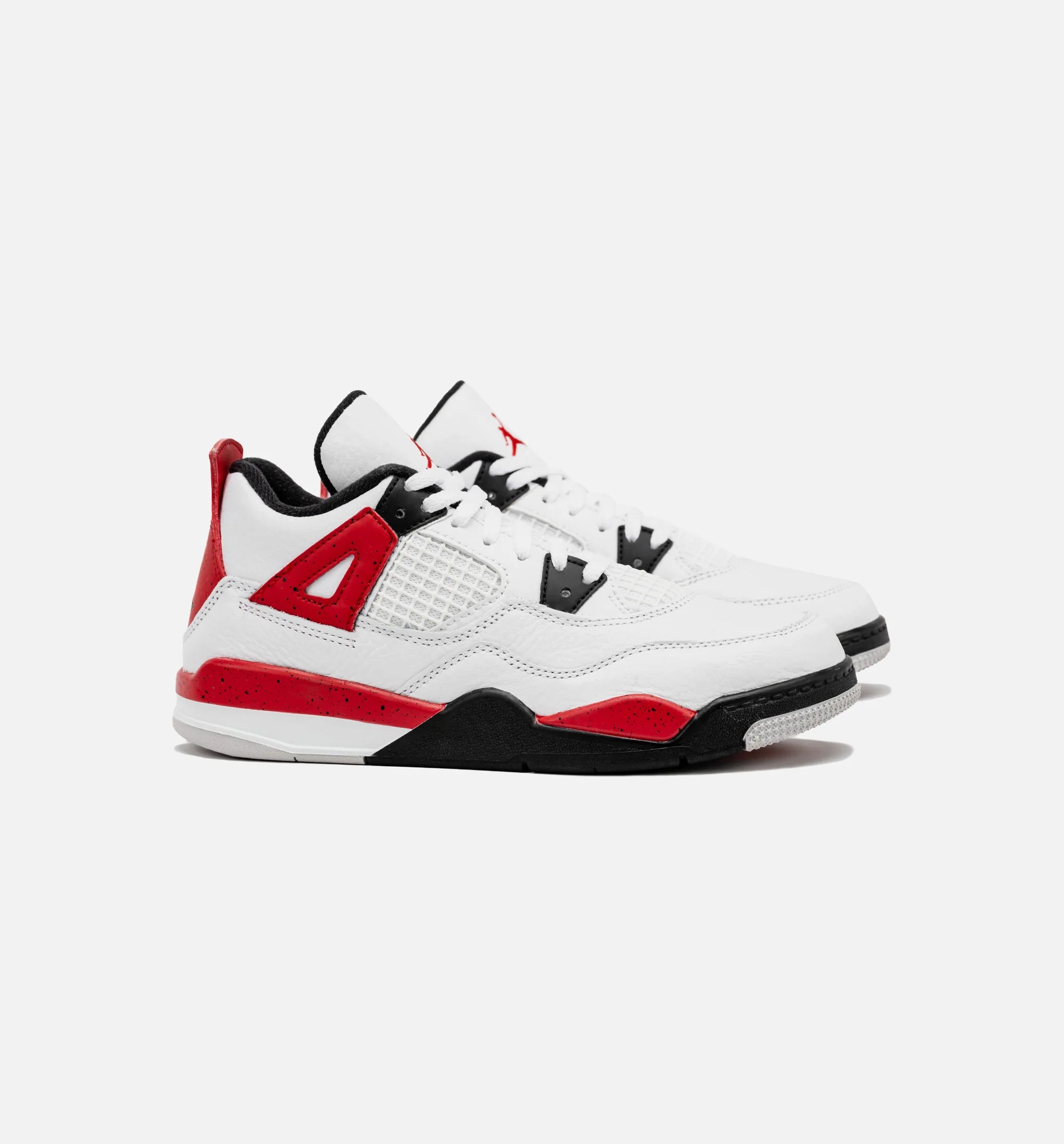 Air Jordan 4 Retro Red Cement Preschool Lifestyle Shoe White Red