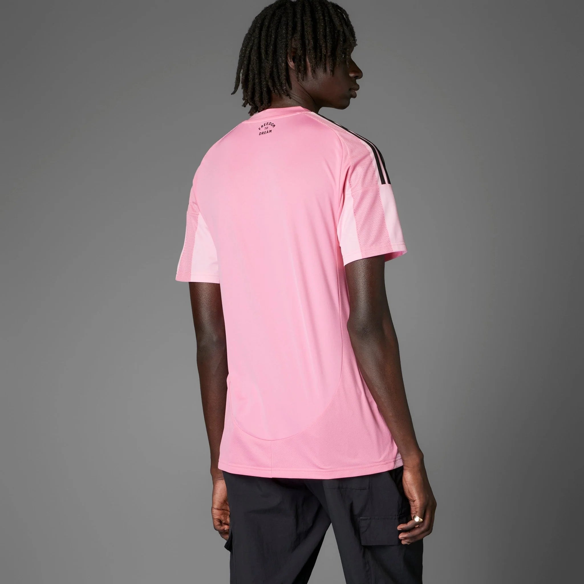 adidas Mens Inter Miami CF Home Jersey 25 26 Pink