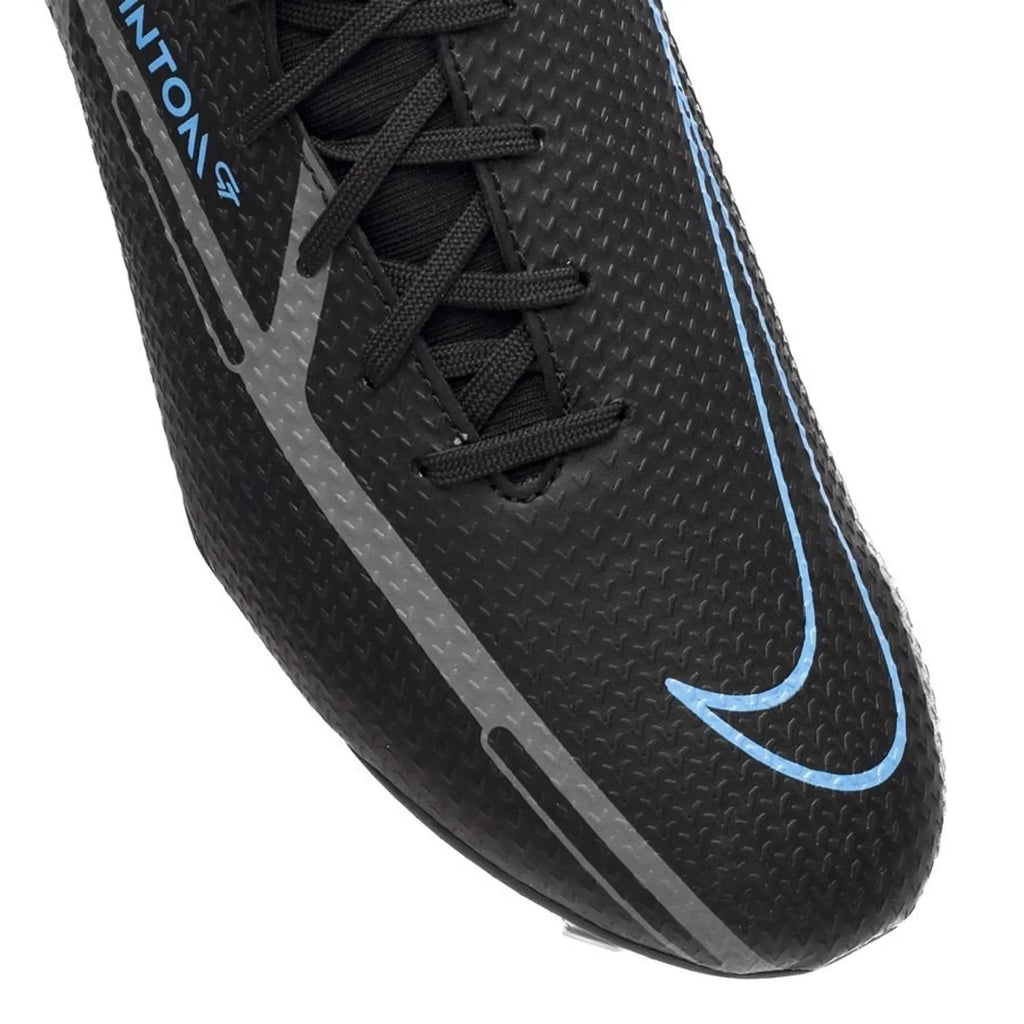 Nike Phantom GT2 Academy DF MG Multi Ground Soccer Cleats Black Iron Grey