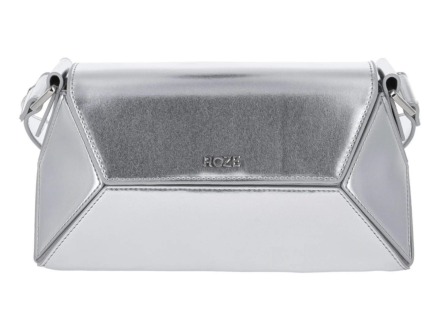 Bolso Crossbody ROZE Plata para Mujer