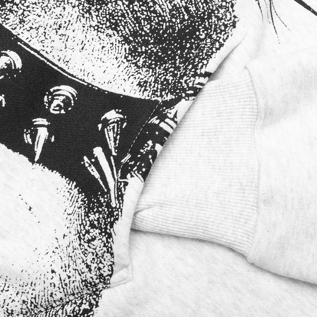Punk Duck Hoodie Heather Grey