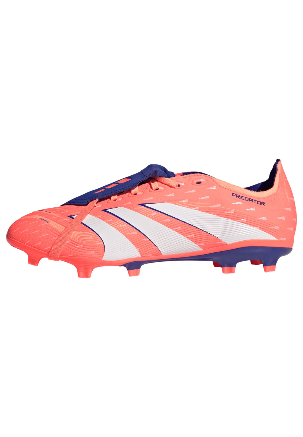 adidas Predator League Fold Over Tongue FG MG Mens Soccer Cleats Orange White