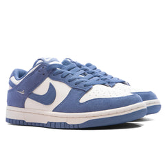 Womens Dunk Low Sail World Indigo Metallic Silver
