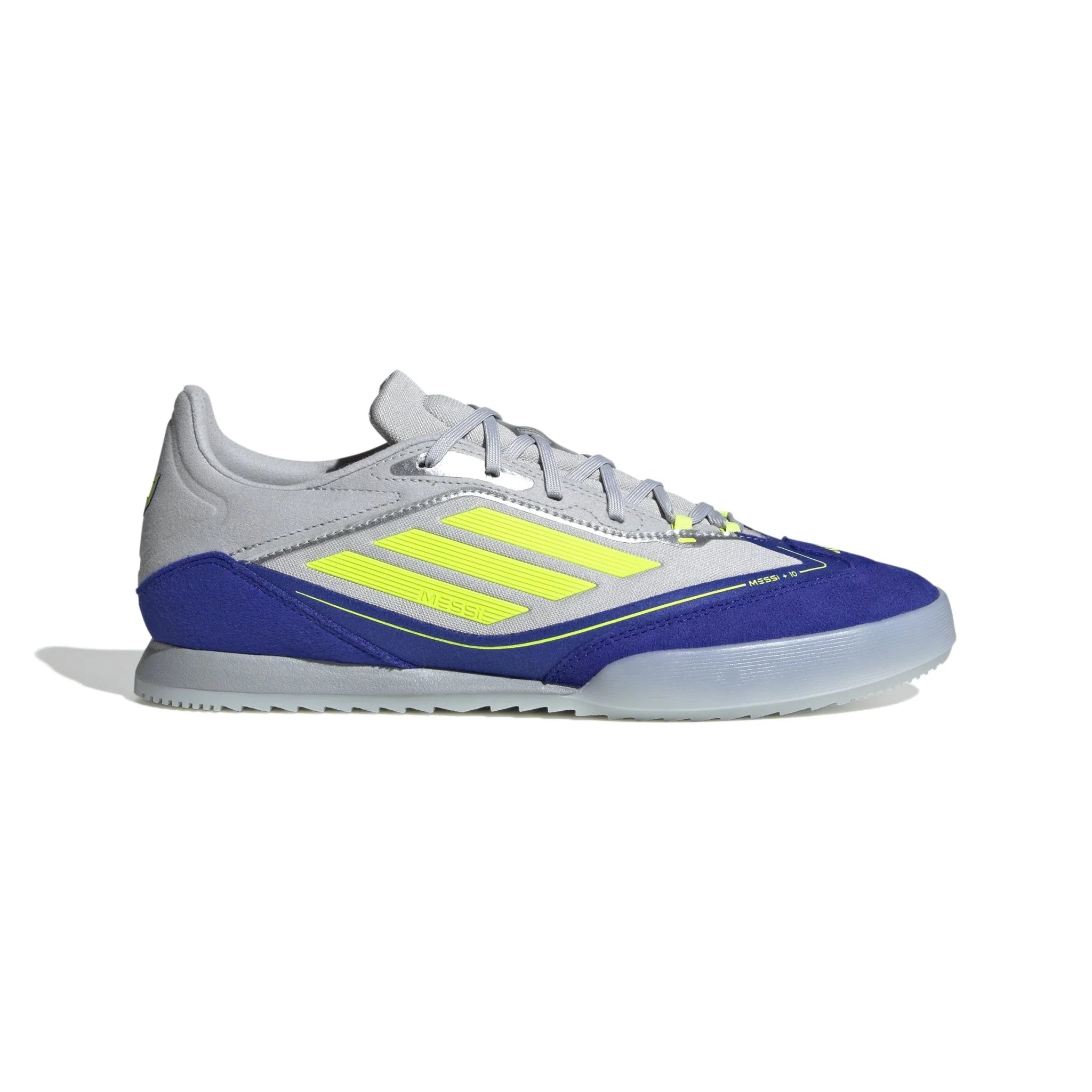 adidas F50 Messi Freestyle Indoor Boots Silver Yellow Blue