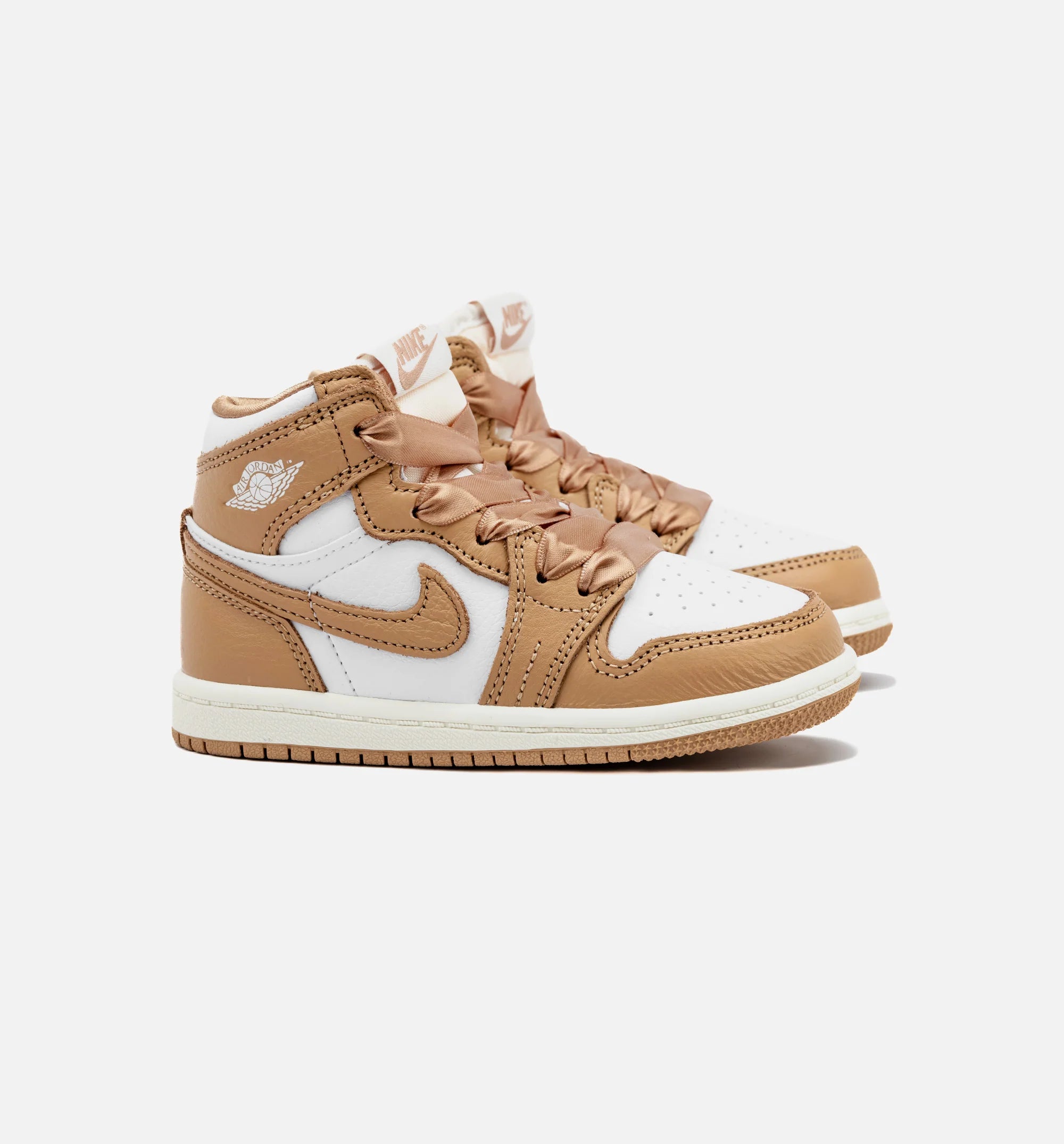 Air Jordan 1 Retro High OG Praline Infant Toddler Lifestyle Shoe Praline White Sail Free Shipping